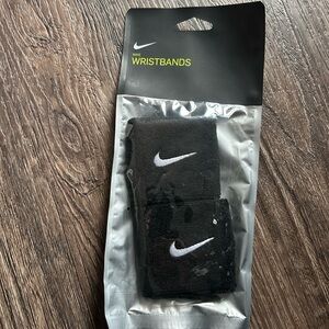 Nike Black and White Sports Wristbands New